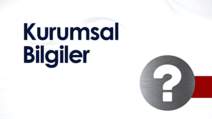 Kurumsal Bilgiler