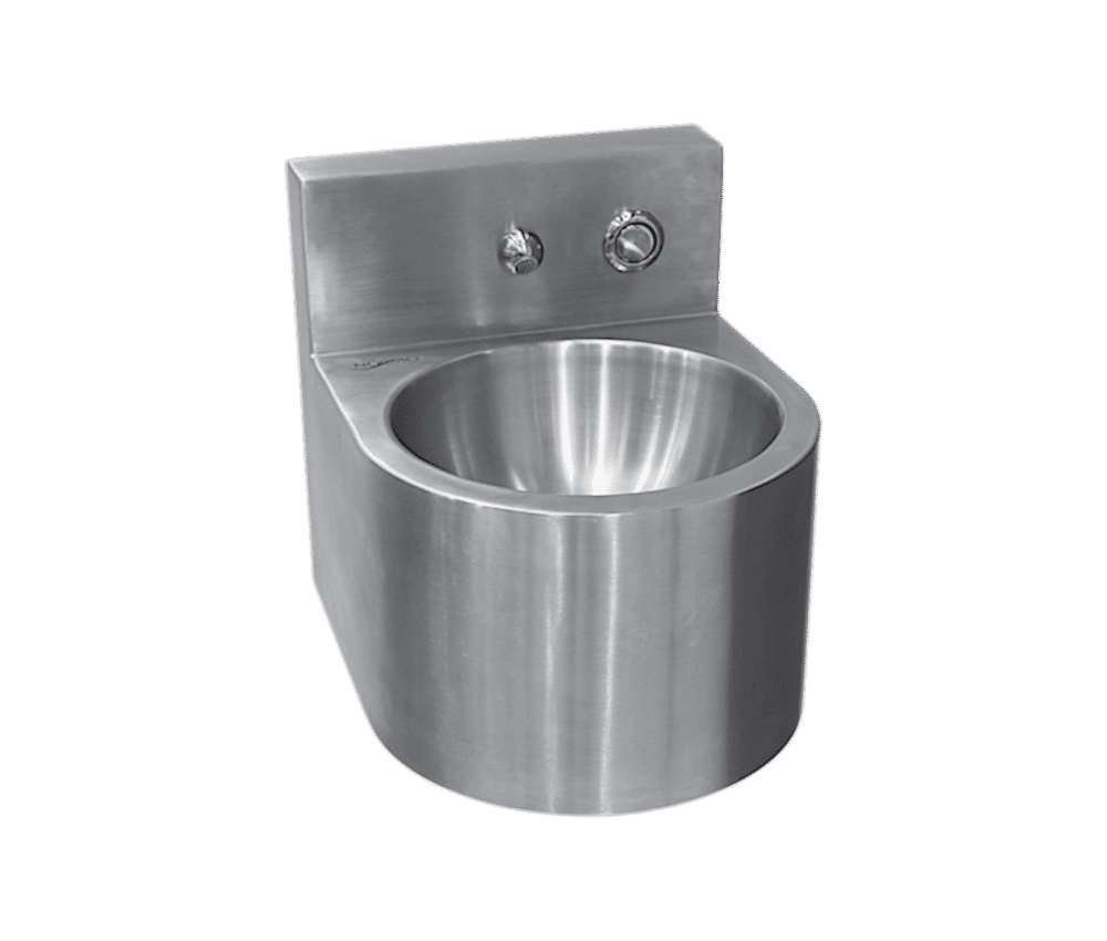 NRB-604L-27WK-D Paslanmaz Çelik Lavabo - Yuvarlak Tip Double