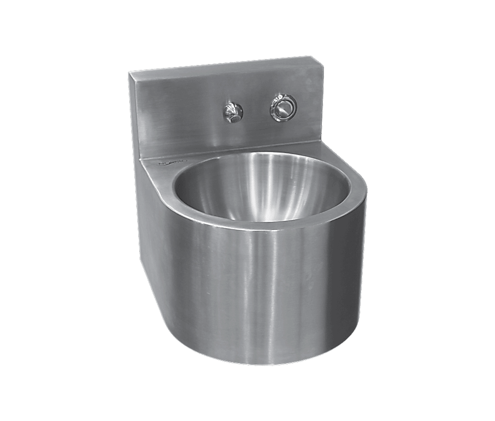 NRB-604L-27WK-T Paslanmaz Çelik Lavabo - Yuvarlak Tip Triple