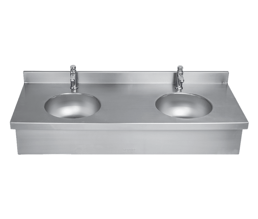NRB-GL-120 Paslanmaz Çelik Galaksi İkili Lavabo